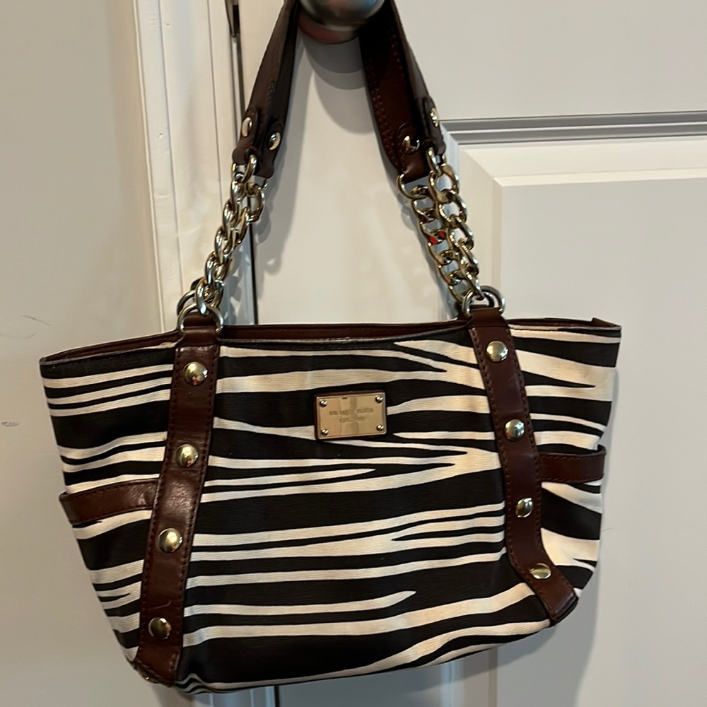 Super cute Michael Kors Zebra print satchel